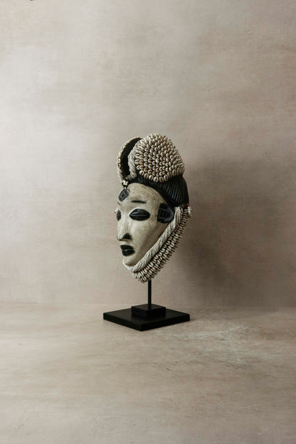 Beaded Punu Mask, Gabon - 6.2