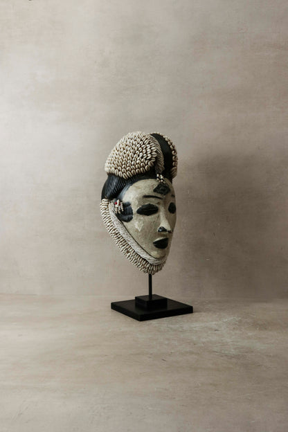 Beaded Punu Mask, Gabon - 6.2