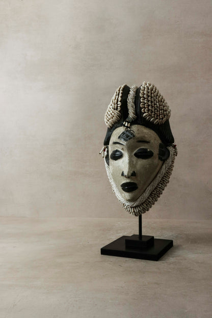 Beaded Punu Mask, Gabon - 6.2