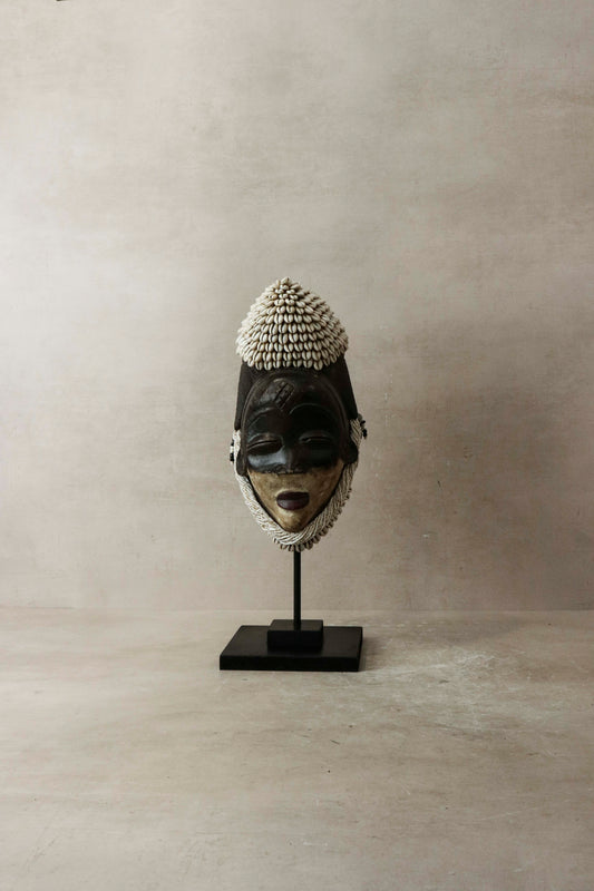 Beaded Punu Mask, Gabon - 6.3