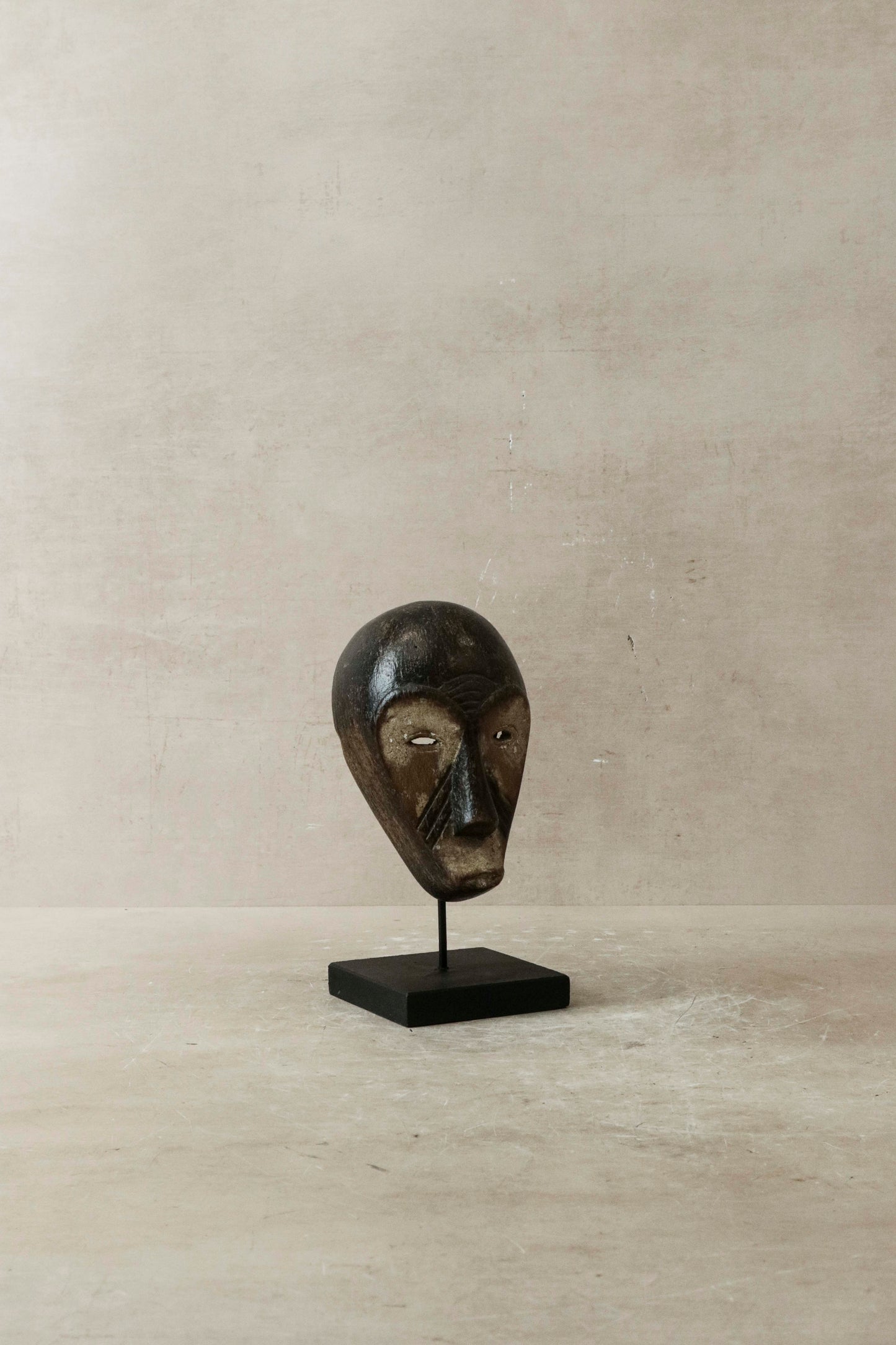 Hand carved African mask small - 60.93