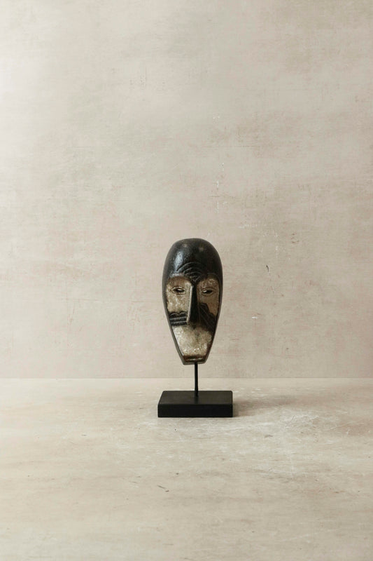 Hand carved African mask small - 60.42