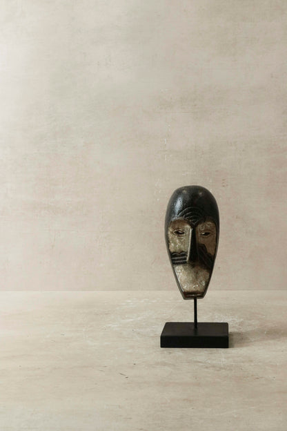 Hand carved African mask small - 60.42