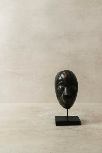 Hand carved African mask small - 60.03