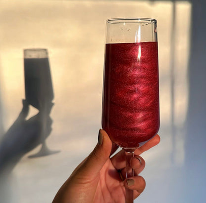 Burgundy Edible Drink Shimmer