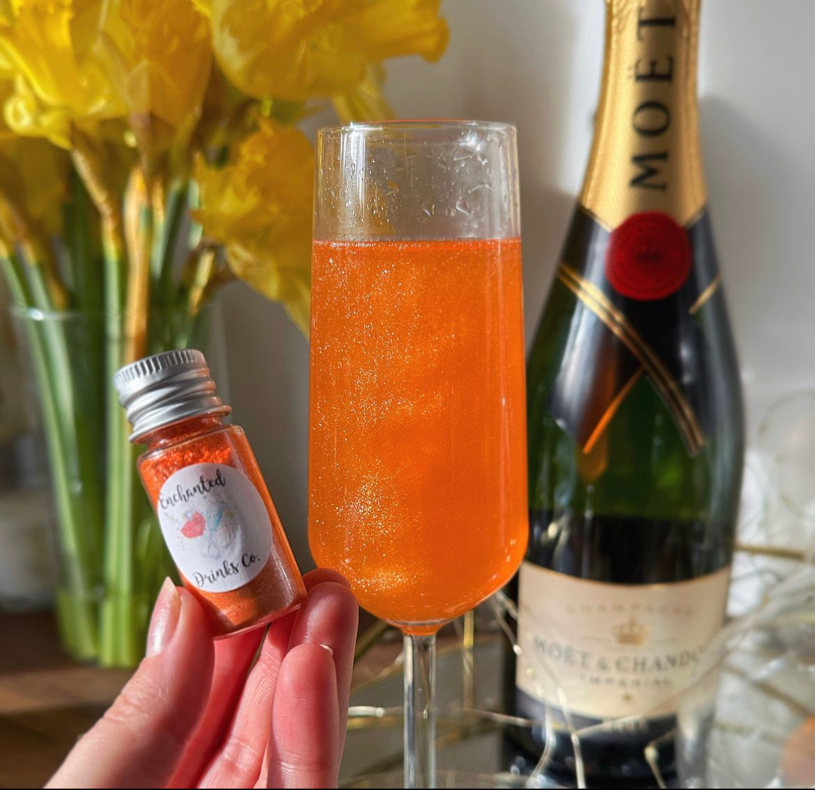 Orange Edible Drink Shimmer
