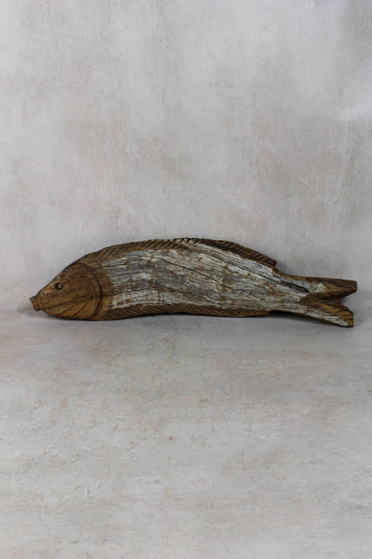 Driftwood Hand Carved Fish - 116.2