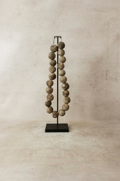 Cameroon Clay Beads- Natural 36.2