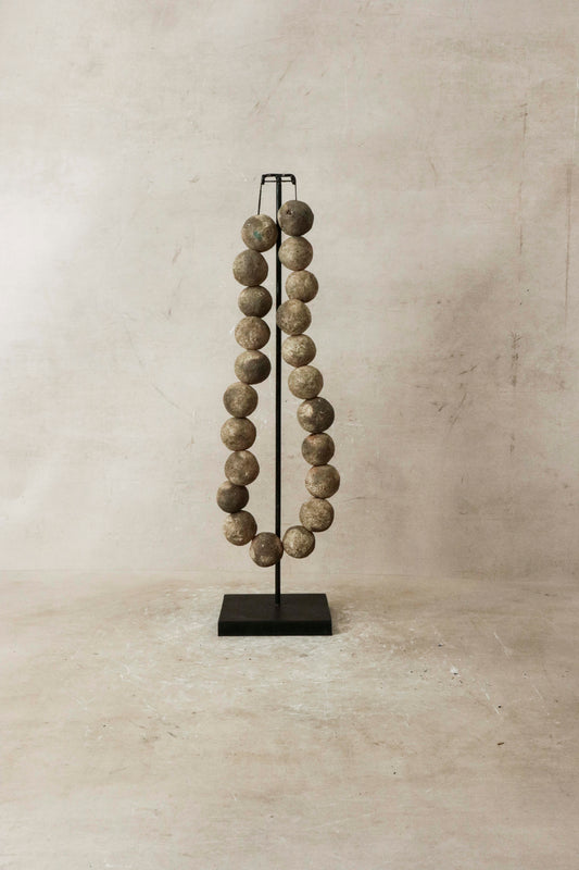 Cameroon Clay Beads- Natural 36.2