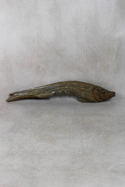 Driftwood Hand Carved Fish - 116.7
