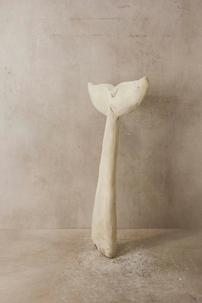 Wooden Hand carved Whale Fin - 39.3