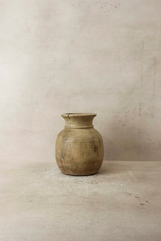 Vintage Teak Vase - 54.9