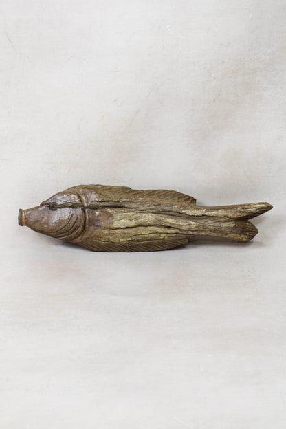 Driftwood Hand Carved Fish - 116.11