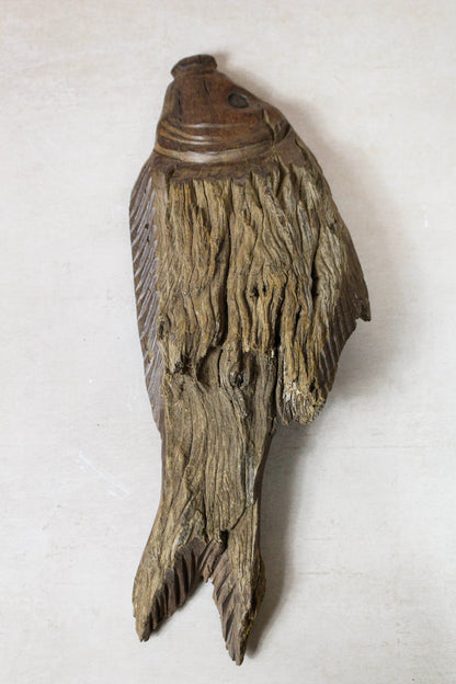 Driftwood Hand Carved Fish - 116.12