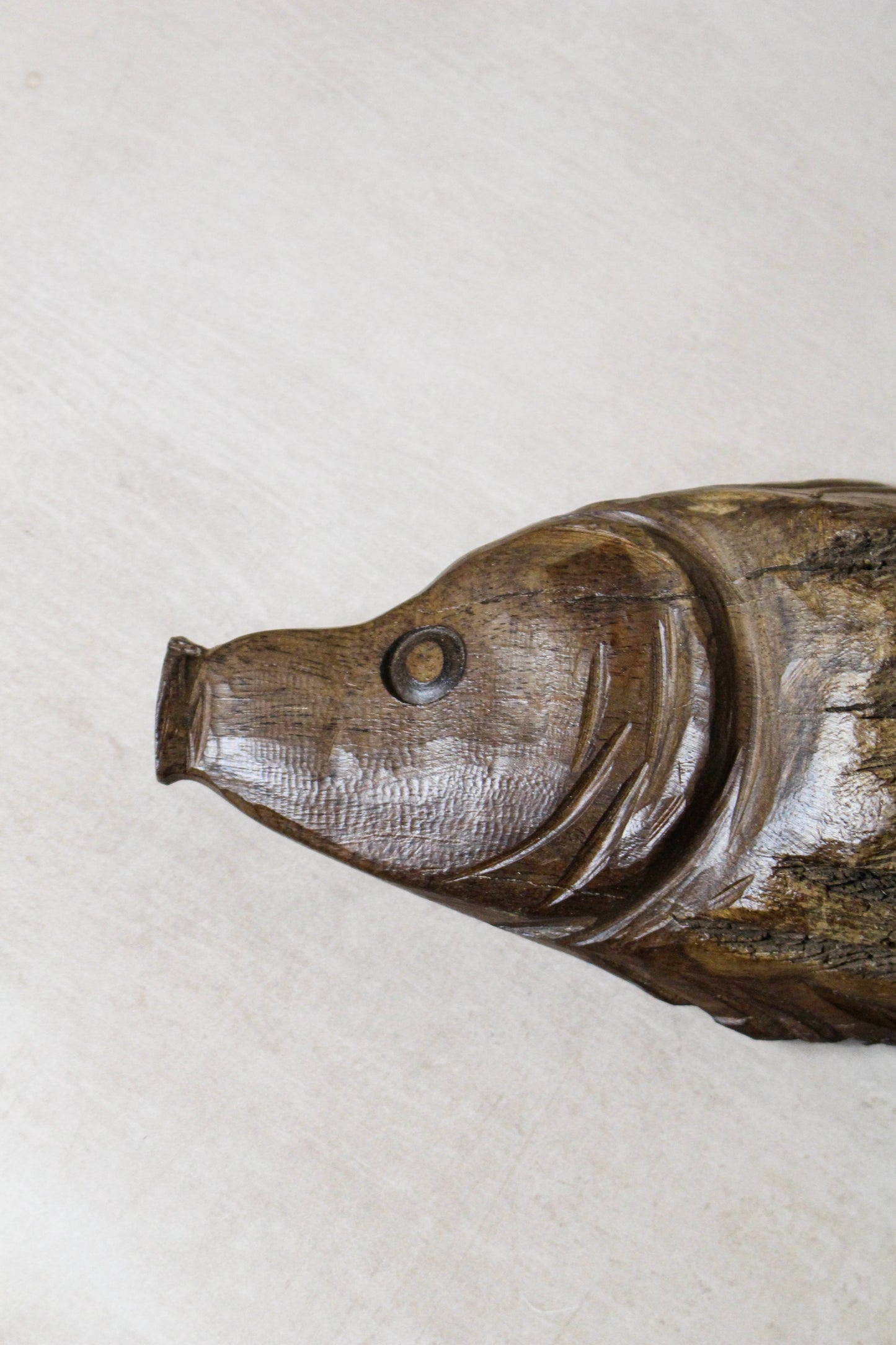 Driftwood Hand Carved Fish - 116.14