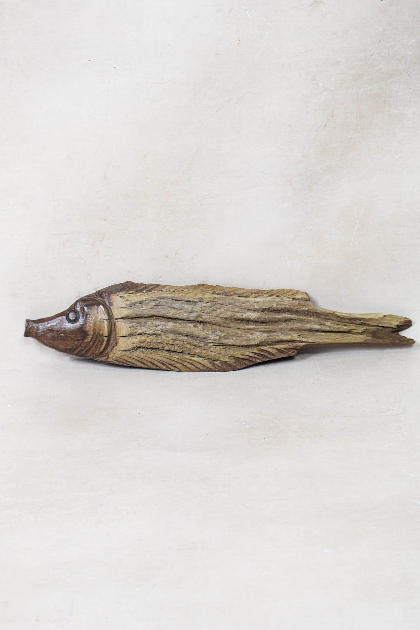 Driftwood Hand Carved Fish - 116.15