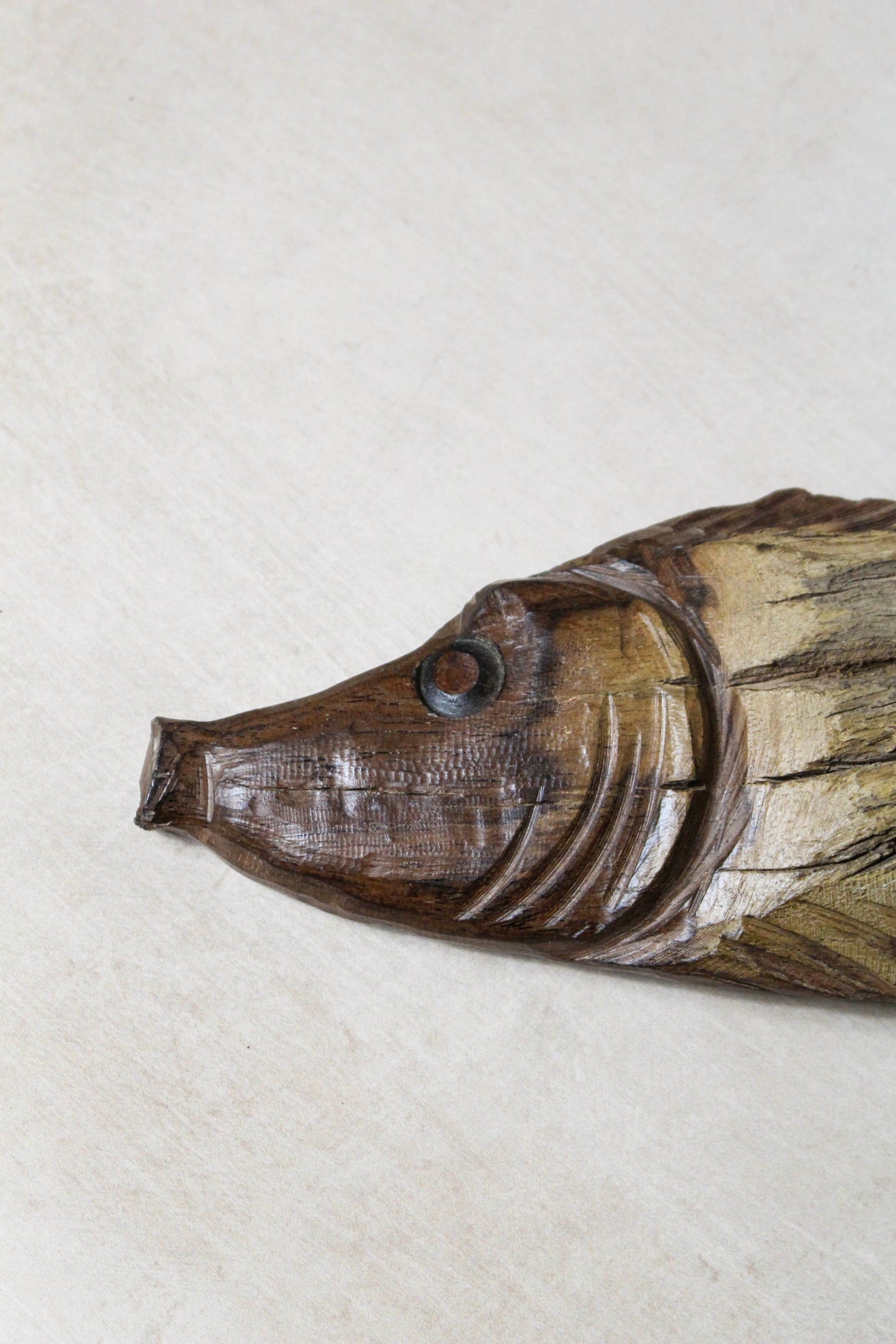 Driftwood Hand Carved Fish - 116.15