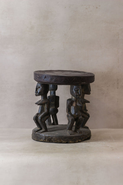 Vintage Baule Wood Side Table 85.1