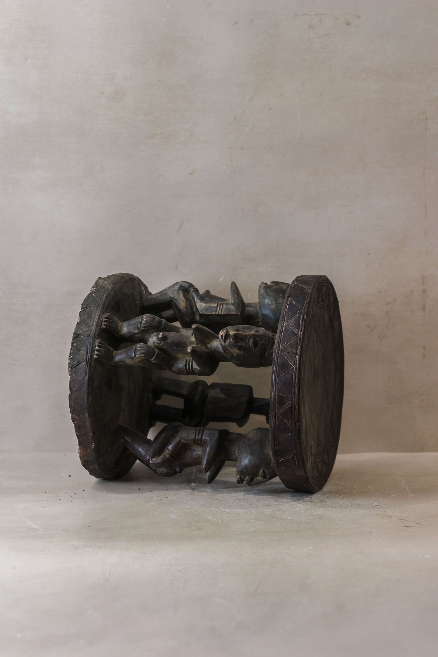 Vintage Baule Wood Side Table 85.1