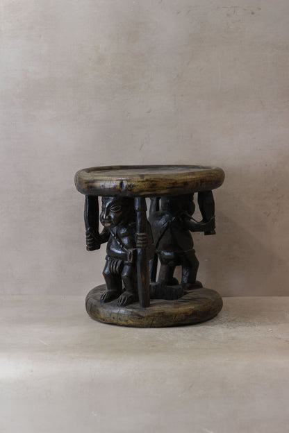 Vintage Baule Wood Side Table 85.4