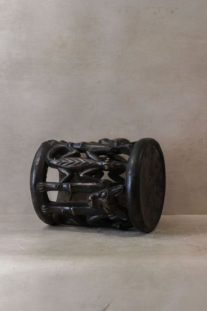 Vintage Baule Wood Side Table 85.5