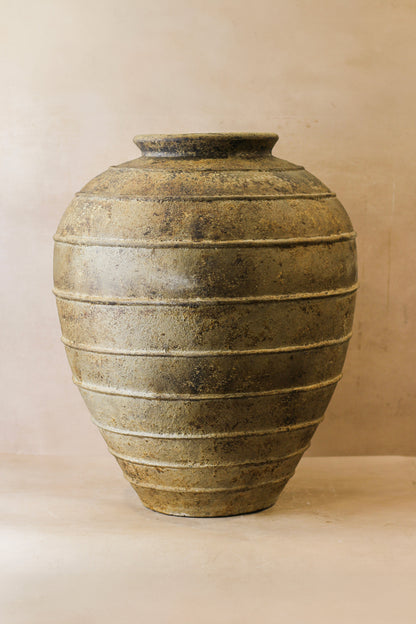 XL Brown Rustic Indonesian Pot No 31