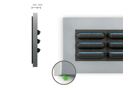 LIVE PICTURE - Living wall frame - 112cm - White