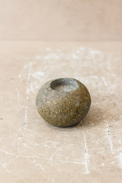 River Stone Candle Holder - 62B.5