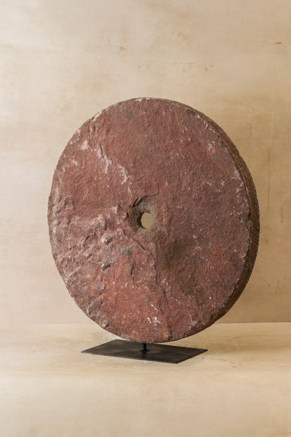Antique Stone Grinding Wheel - 104.1