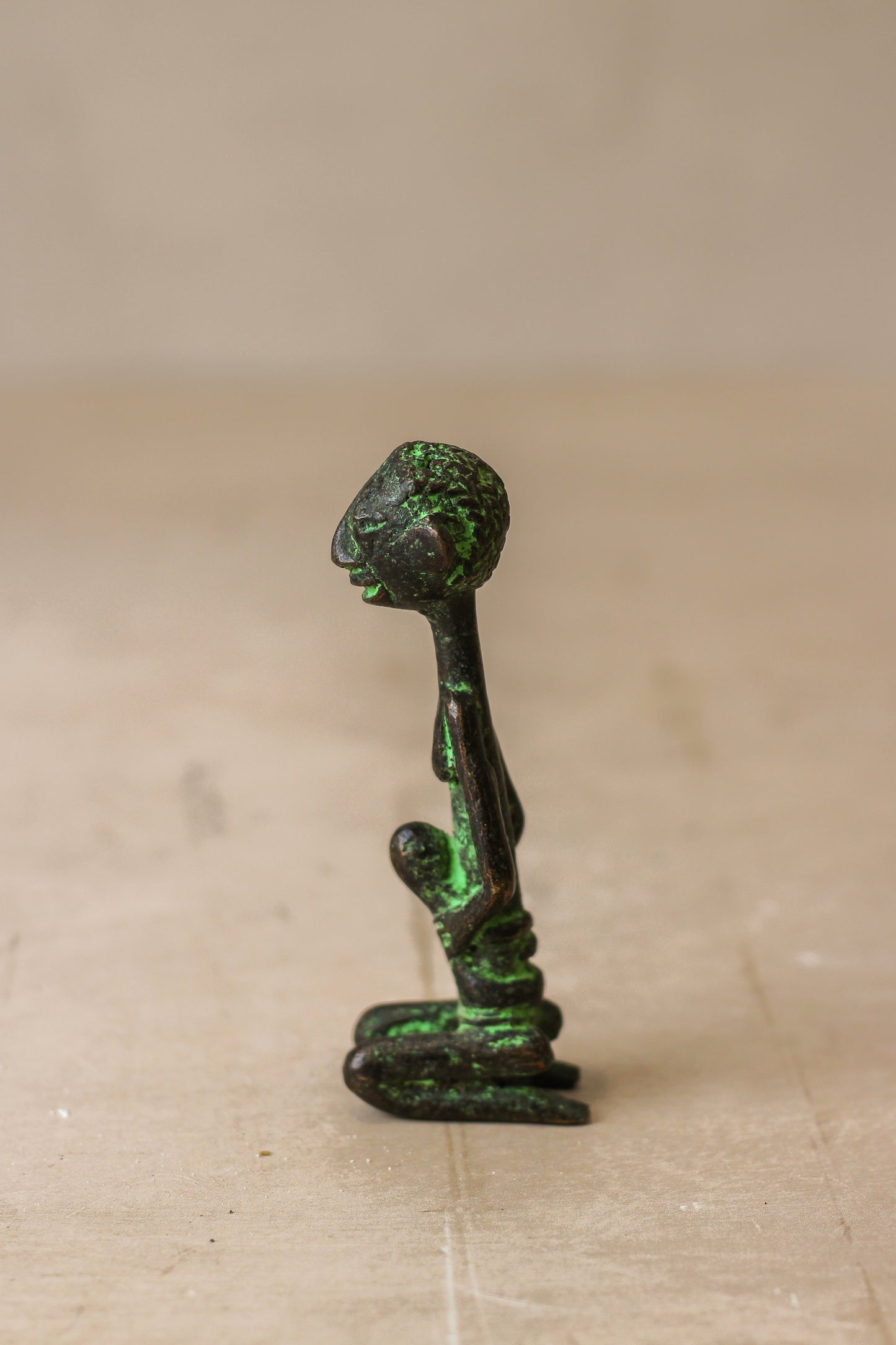 Benin Bronze Statue - 79.5