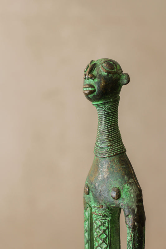 Benin Bronze Sculpture - 2.3