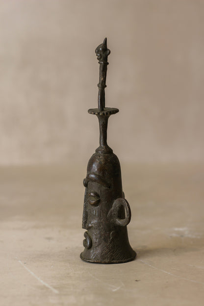 Benin Bronze Bell - 76.3