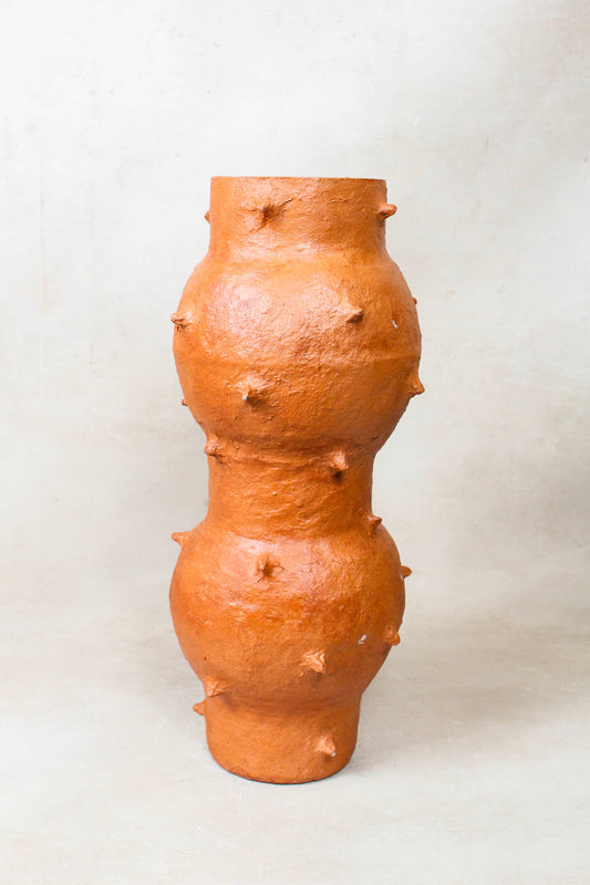 Gege Paper Mache Vase Carbon No51