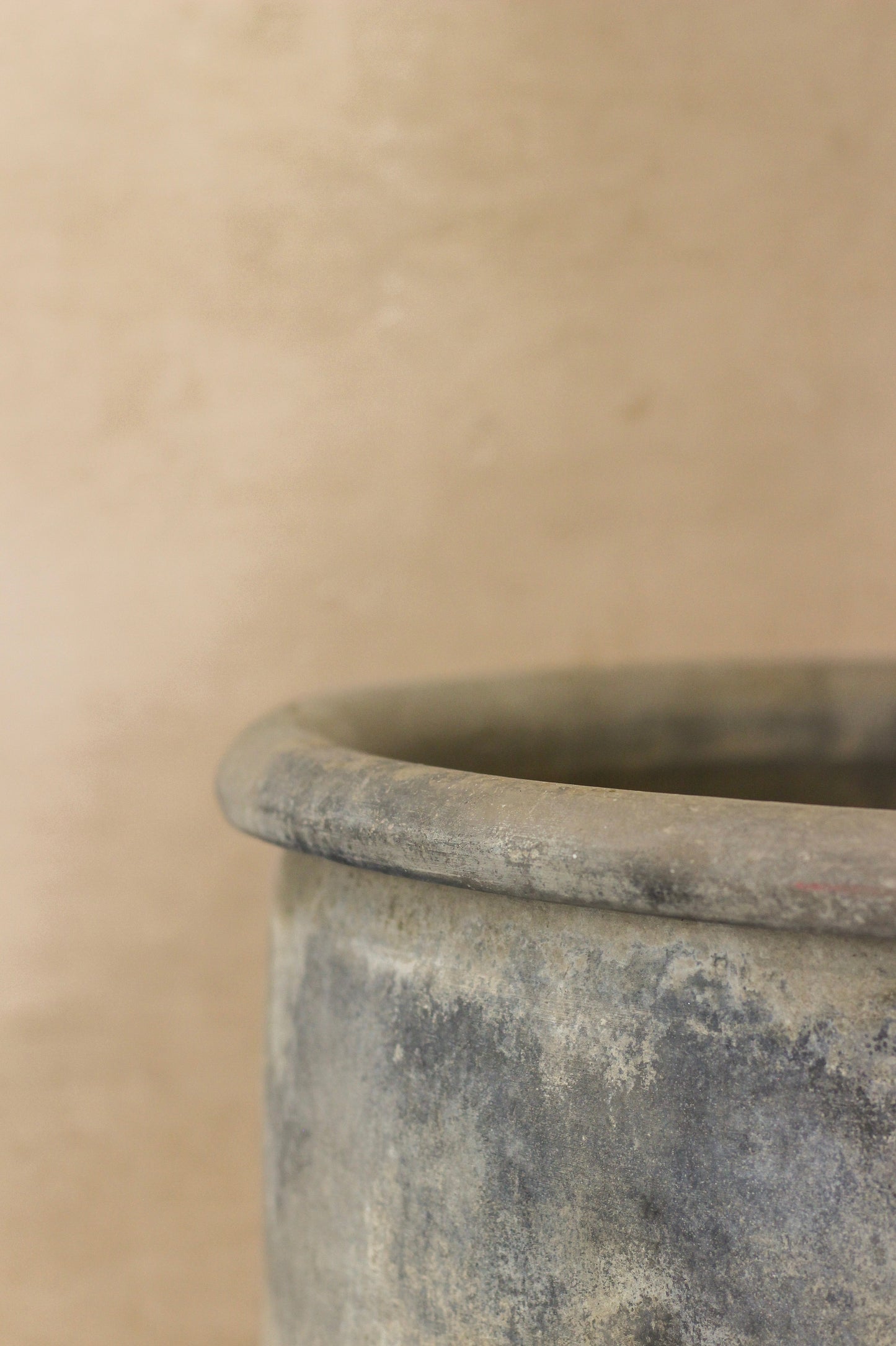 Big Old Grey Asian Pots - L005