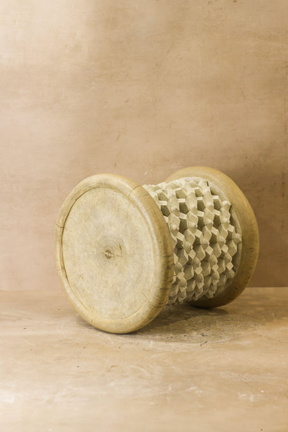 Bamileke Table - Natural/White - 123.1