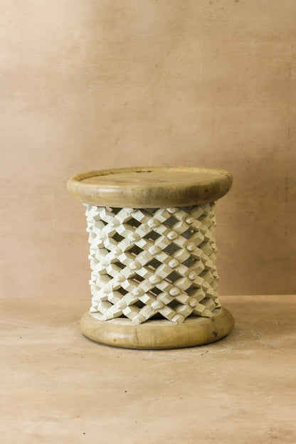 Bamileke Table - Natural/White - 123.2
