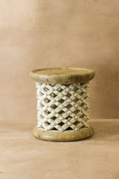 Bamileke Table - Natural/White - 123.2