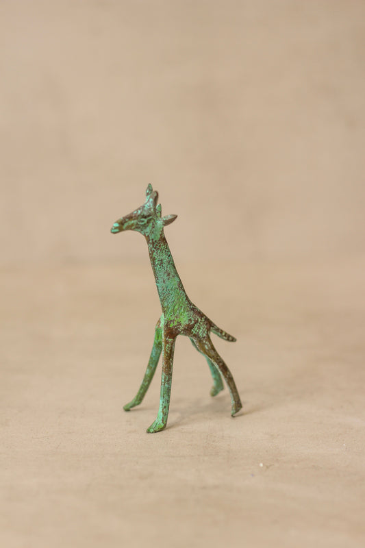 Tuareg Miniature Bronze Giraffe - 118