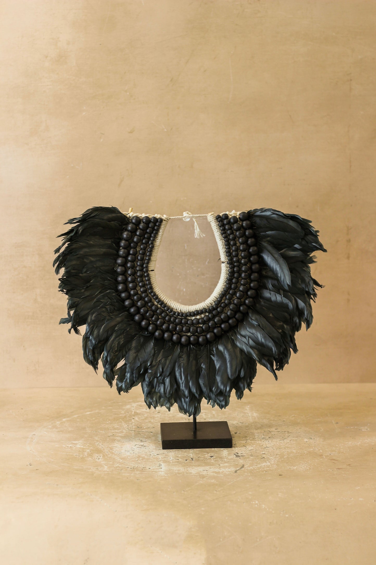 Handmade Feathers and Shell Necklace - 22.8