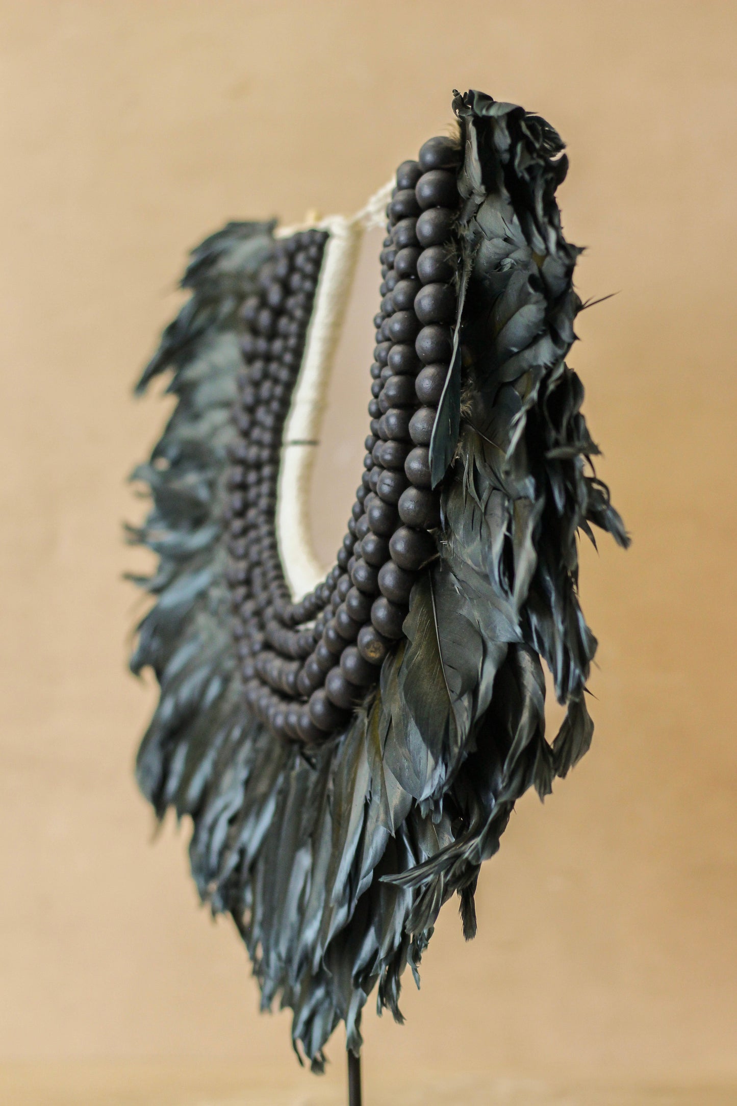 Handmade Feathers and Shell Necklace - 22.8