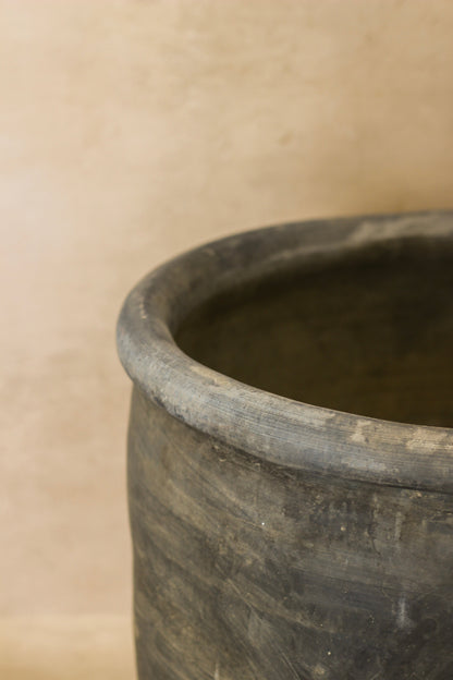 Big Old Grey Asian Pots - L009