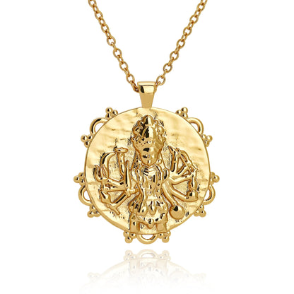 Goddess Kali Necklace (Gold)