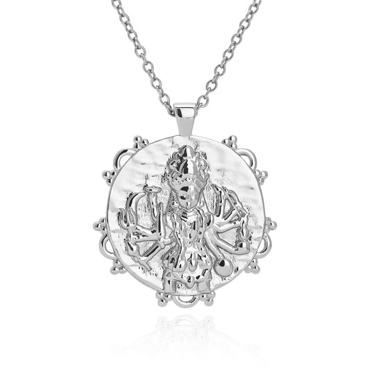 Goddess Kali Necklace (Silver)