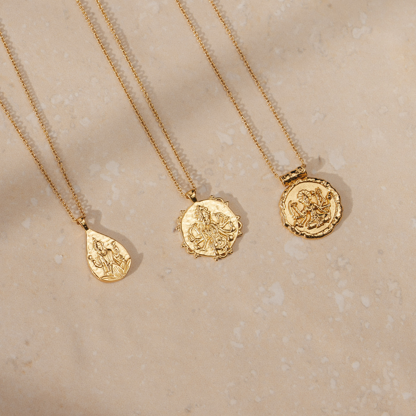 Goddess Kali Necklace (Gold)