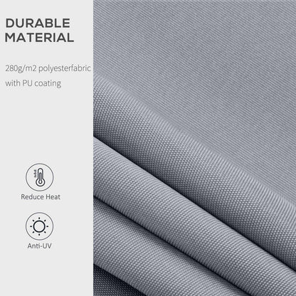Manual Retractable Patio Awning Shelter UV Protection
