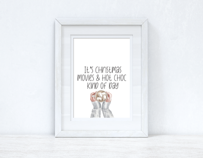 It's Christmas Movies Xmas Seasonal Wall Home Decor Print
