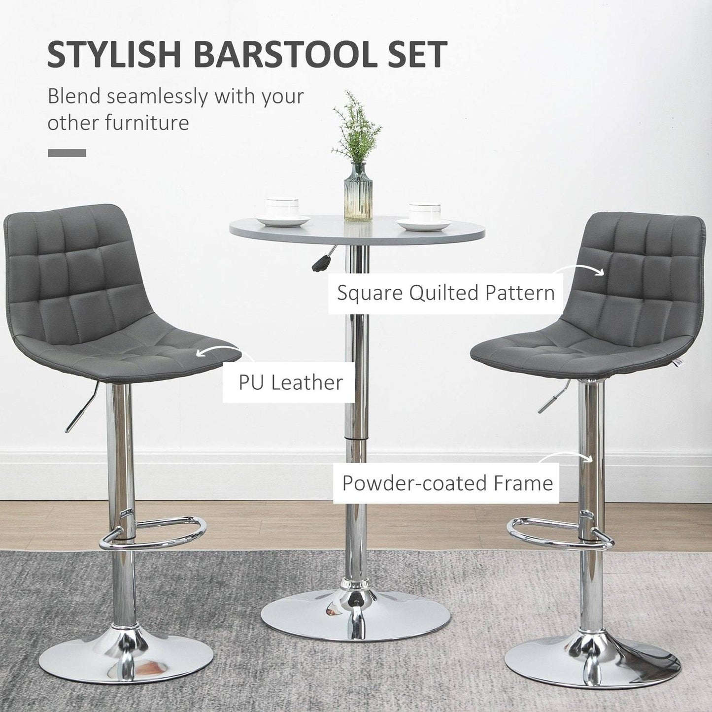 Bar Stools Set of 2
