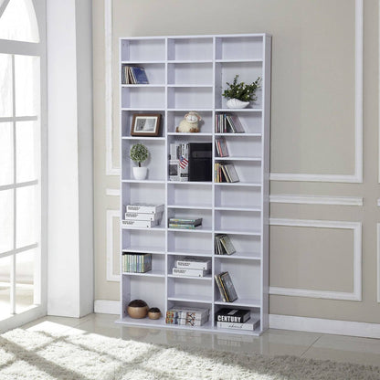 Homcom 33 Adjustable Compartment Storage Unit - White