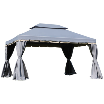 3 x 4m Aluminium Garden Gazebo