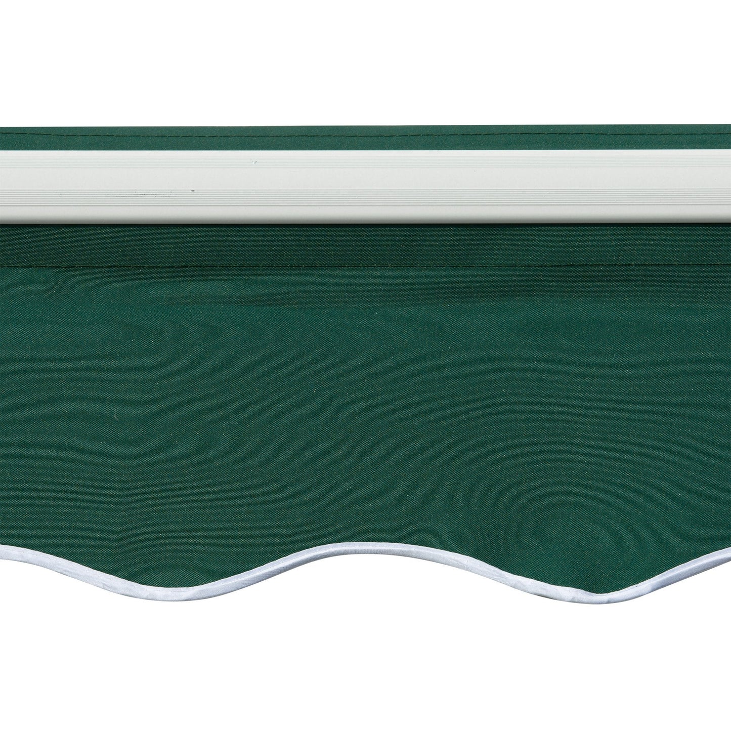 Outsunny Awning Canopy Manual Retractable Porch Sun Shade Shelter 3 X 2M Green